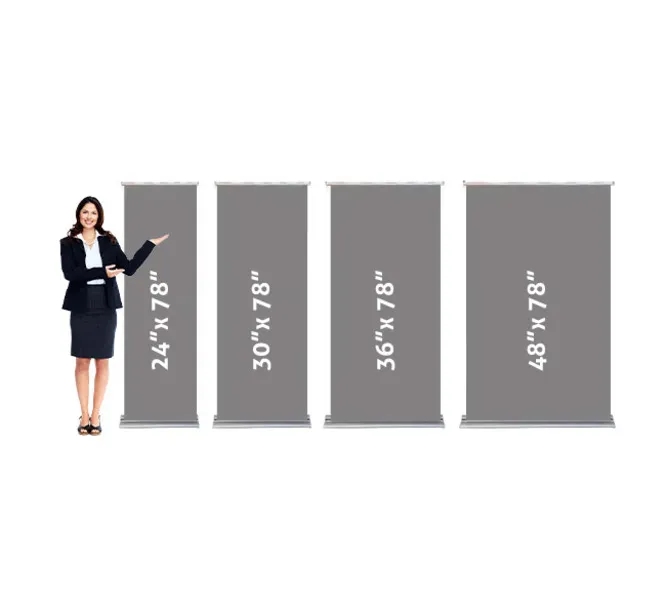 Steppy Retractable Banner Stand Package (30" x 78") 3