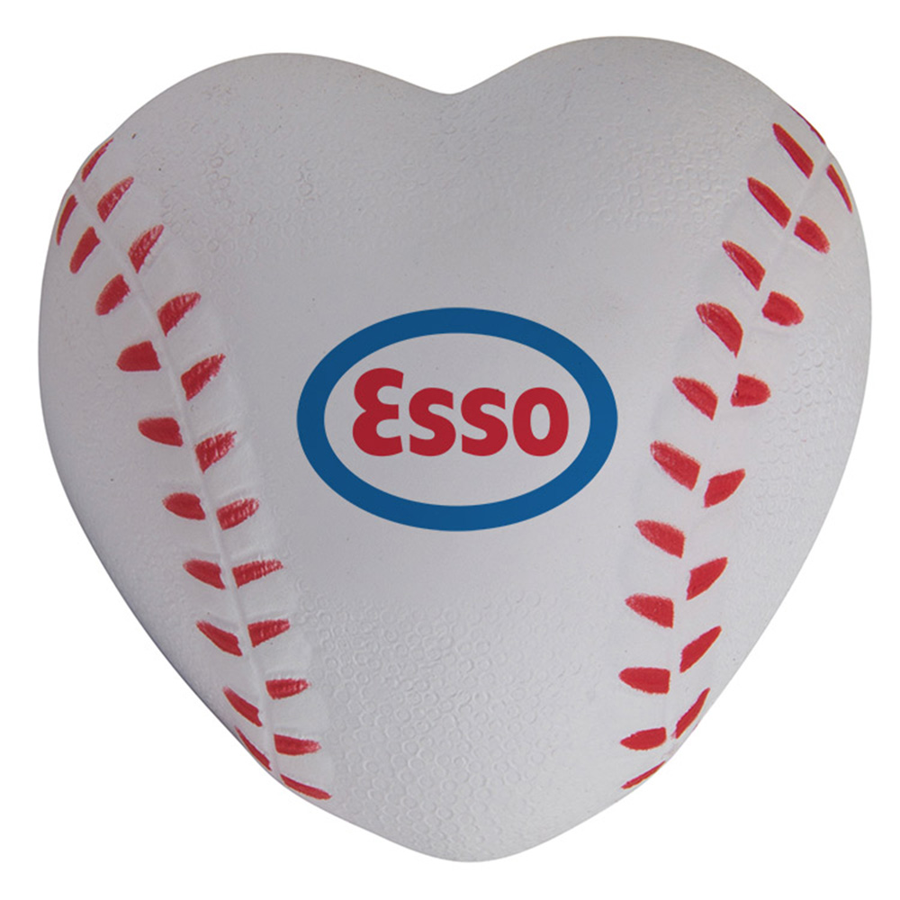 Heart Shaped Baseball Stress Reliever 3