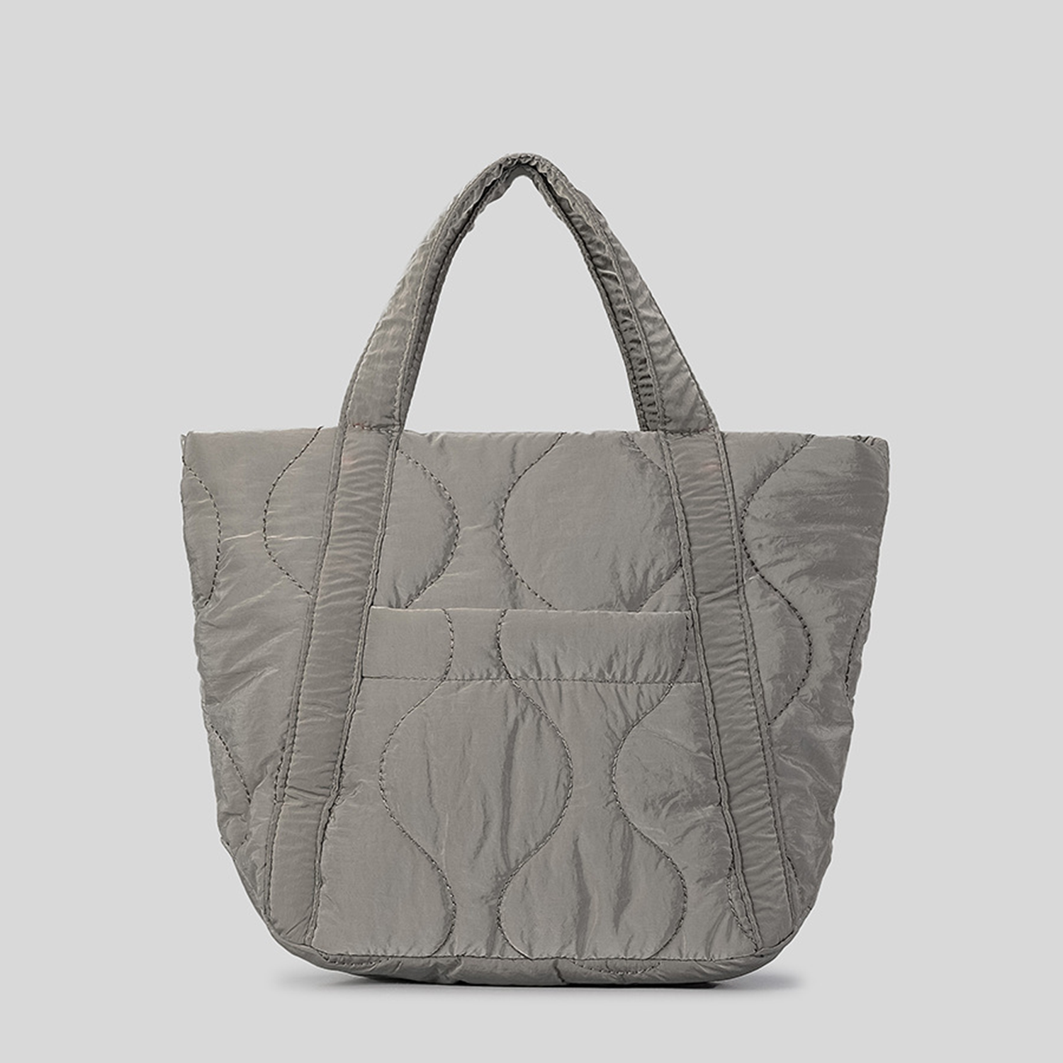 Womens Quilted Nylon Shoulder Bag 4
