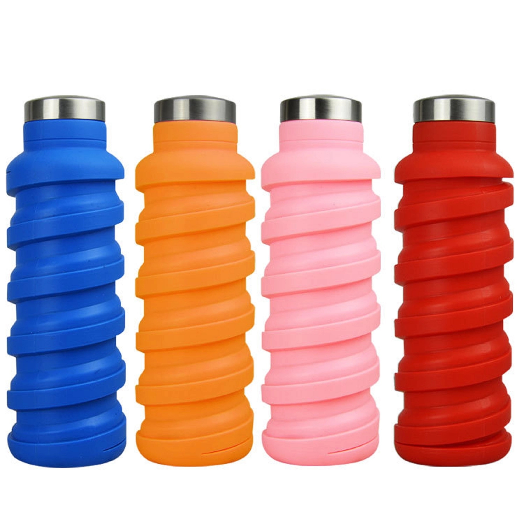 20 Oz. Collapsible Silicone Telescopic Water Bottle 4
