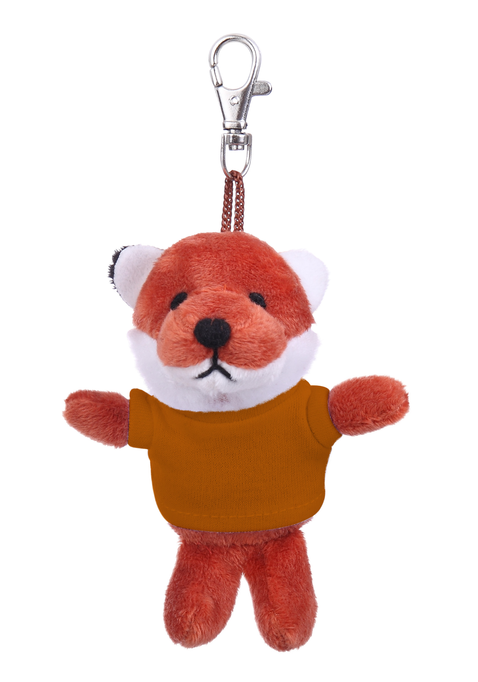 Soft Plush Fox Keychain with Tee 14
