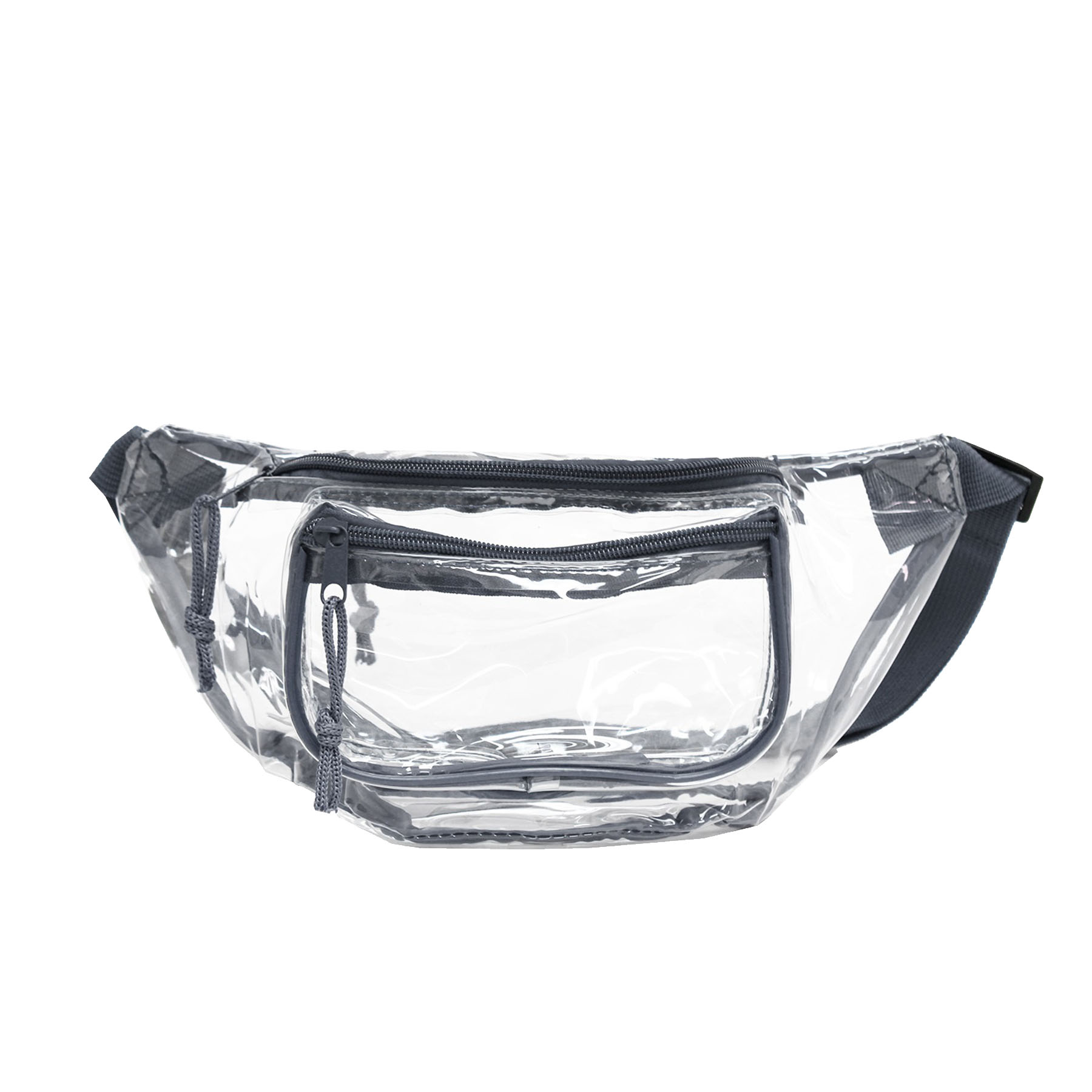 3 zipper Clear Multi Pockets Fanny Pack 7