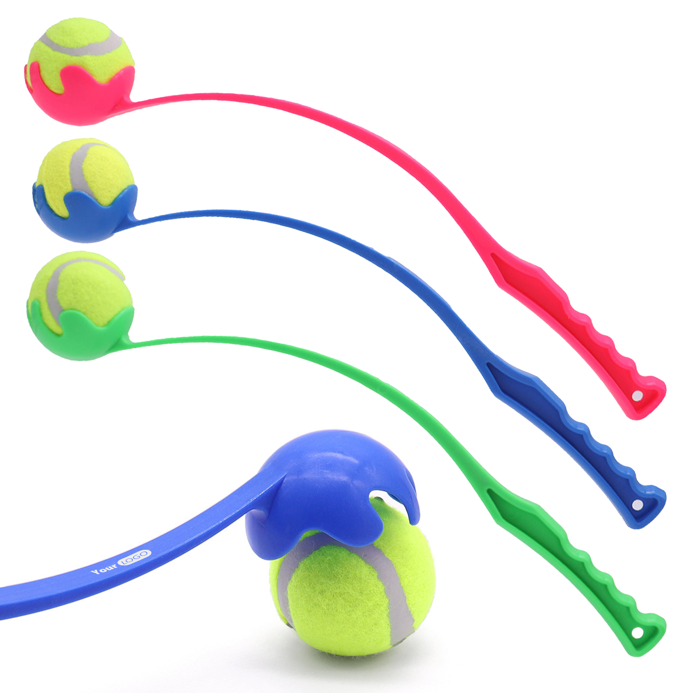 Abs Long-Range Dog Ball Launcher ?C Fun, High-Flying Fetch Game 2