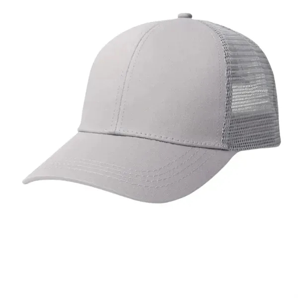 Cotton Mesh Ponytail Baseball Cap 7