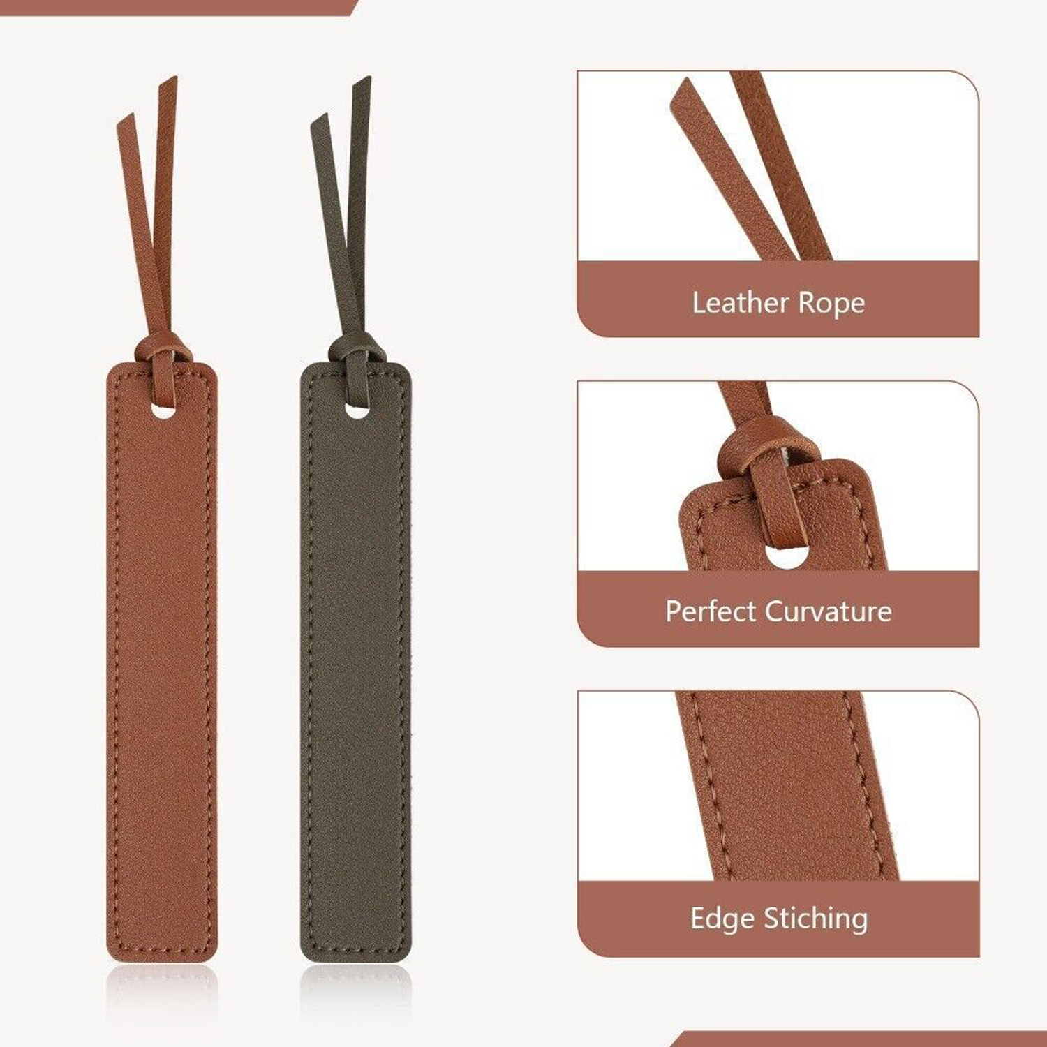 PU Leather Bookmark 5