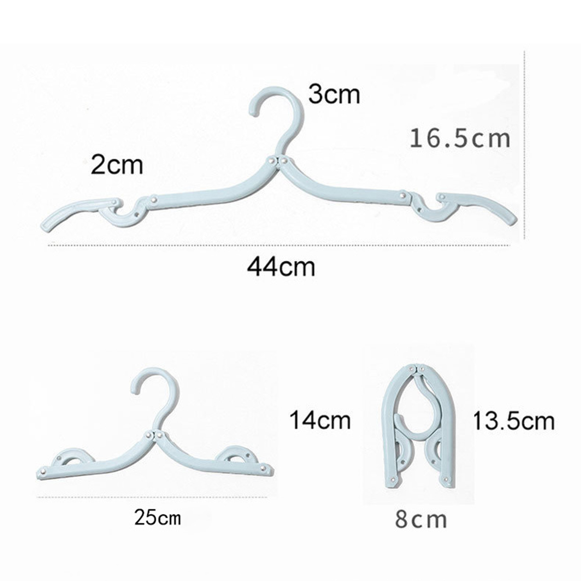 Plastic Hanger Foldable Sturdy And Functional 4