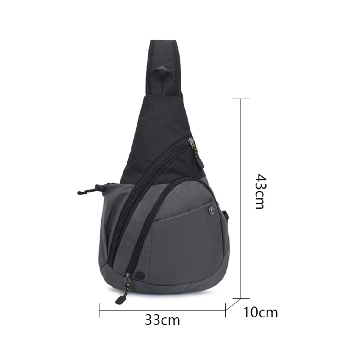 Versatile Sling Chest Bag W/ Water Bottle Pouch 10