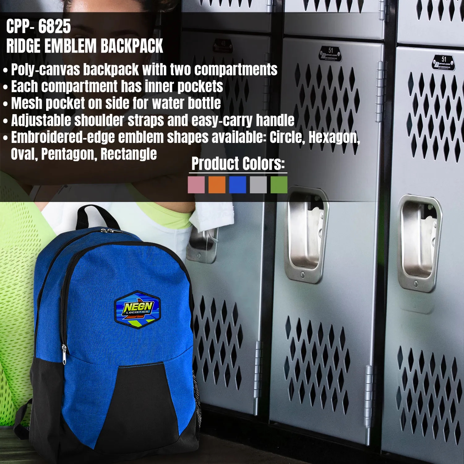 Ridge Emblem Backpack 2
