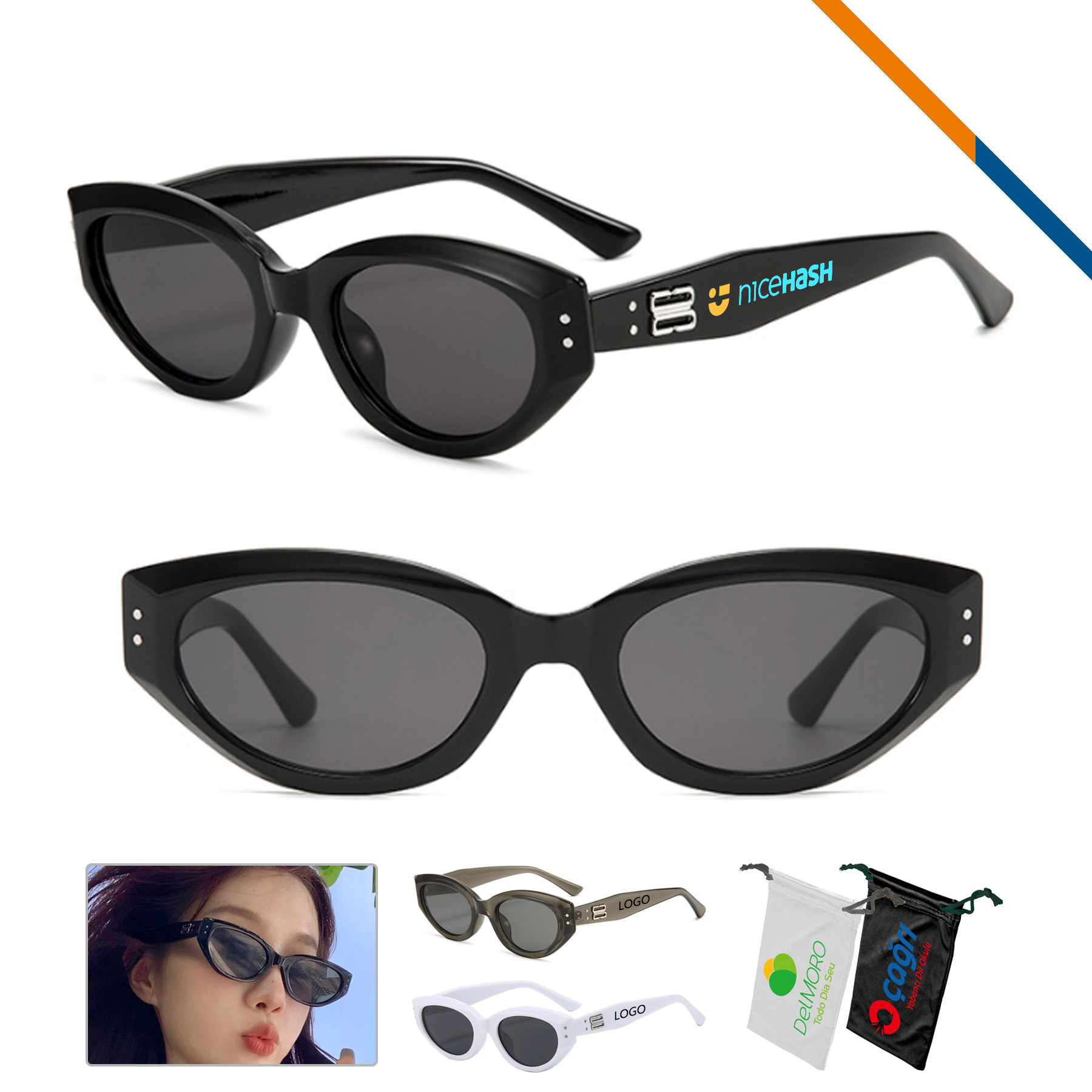 Oswald Vintage Oval Sunglasses 4