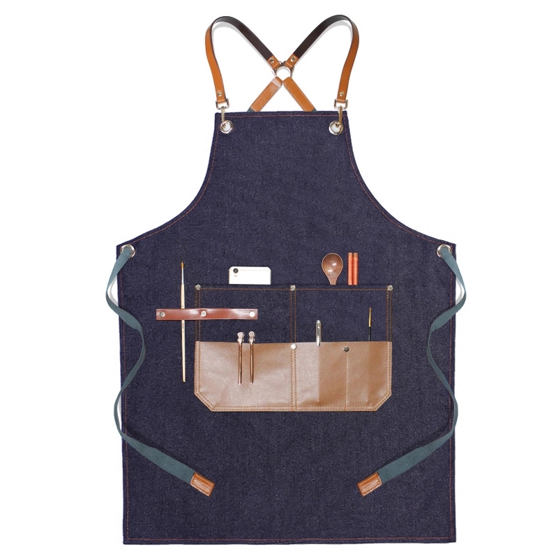 Multi Pocket Denim Apron 2