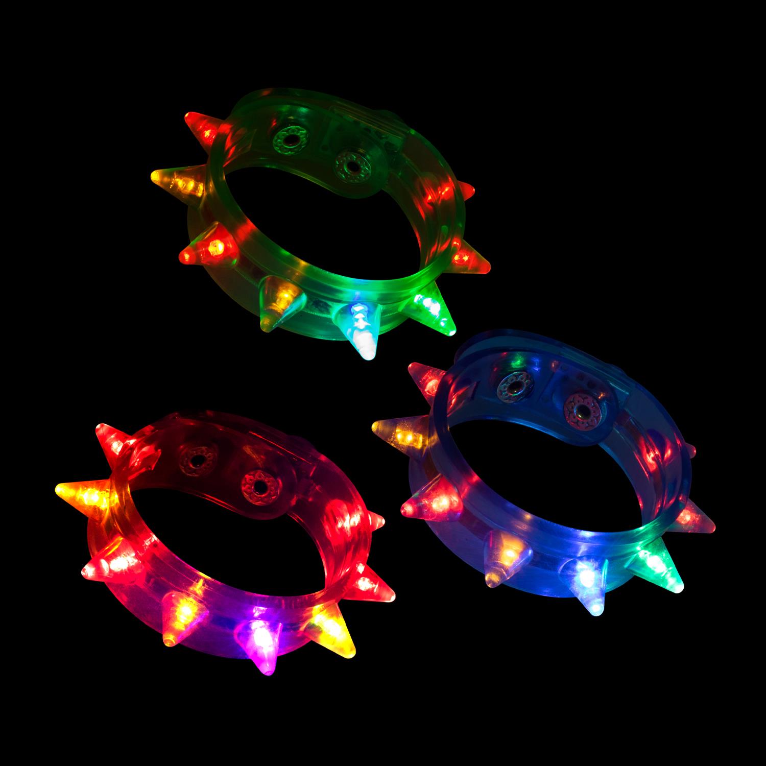 8' Flashing Spike Bracelet 3