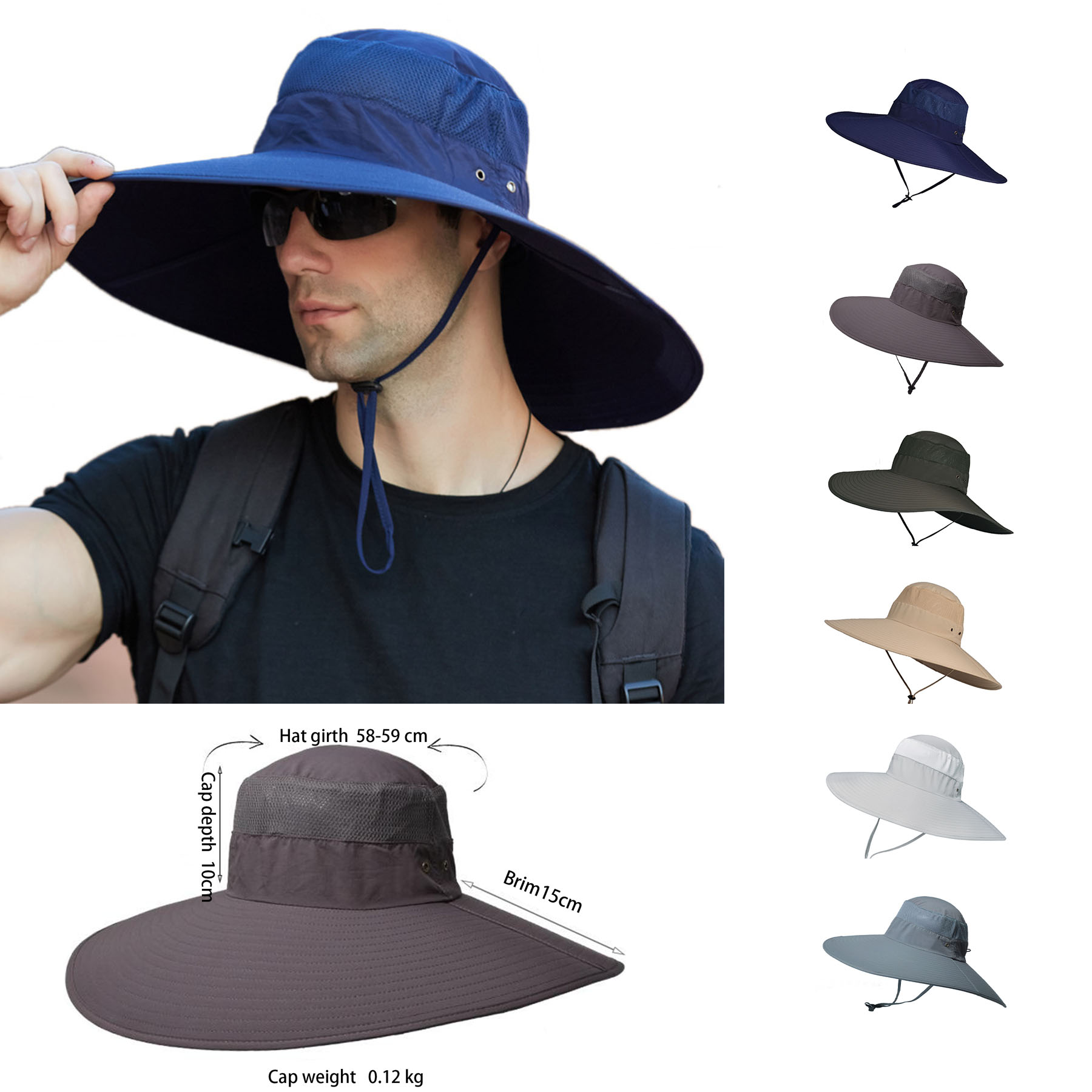 Sun Protection Travel Sun Hat 2