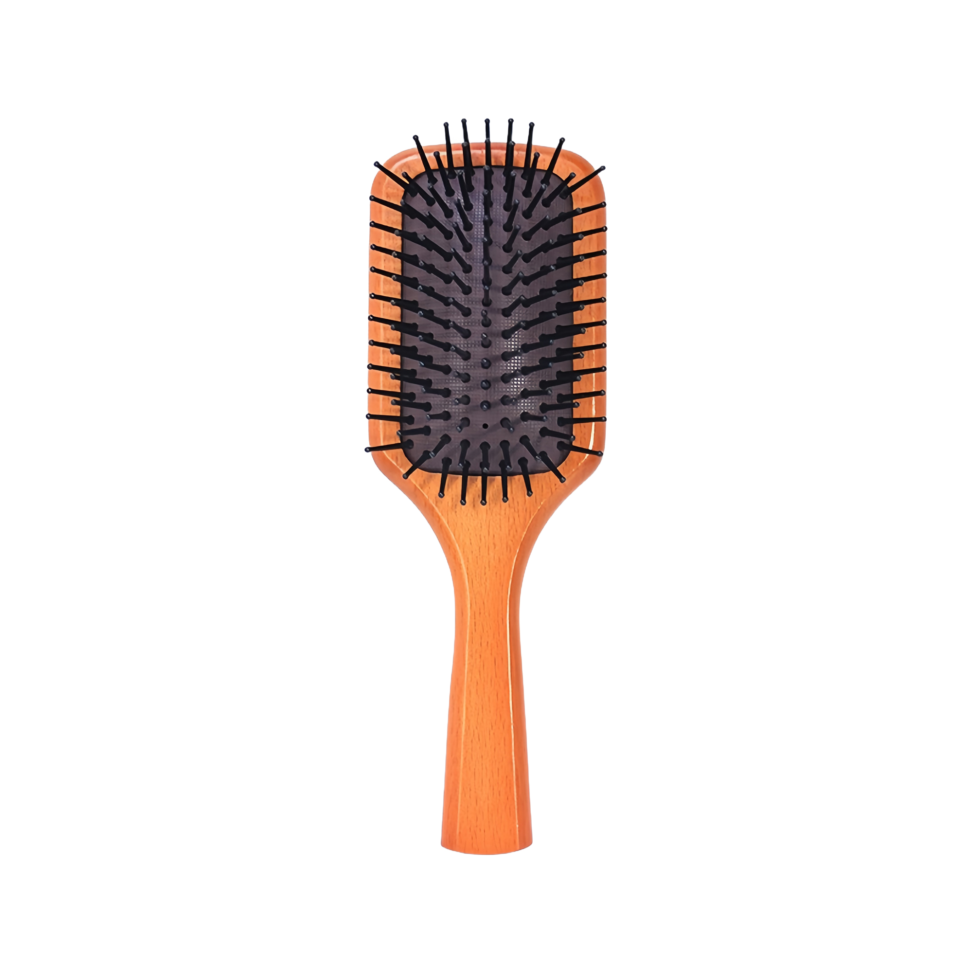 Small Beech Wood Paddle Brush with Air Cushion for Scalp Massage 3