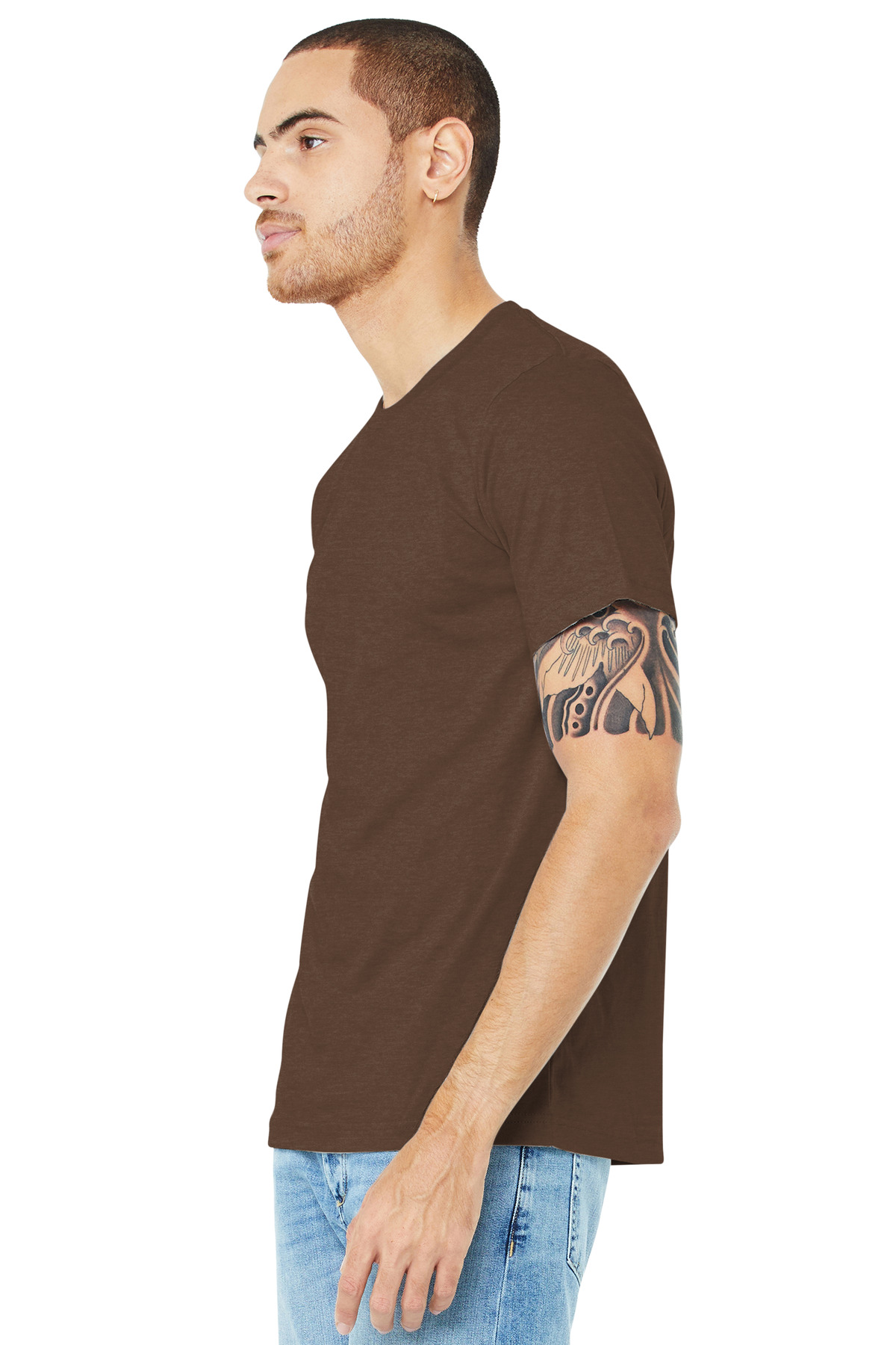 BELLA+CANVAS® Unisex Heather CVC Short Sleeve Tee 55