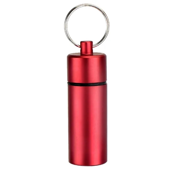 Large Aluminum Pill Tube Key Chain 6