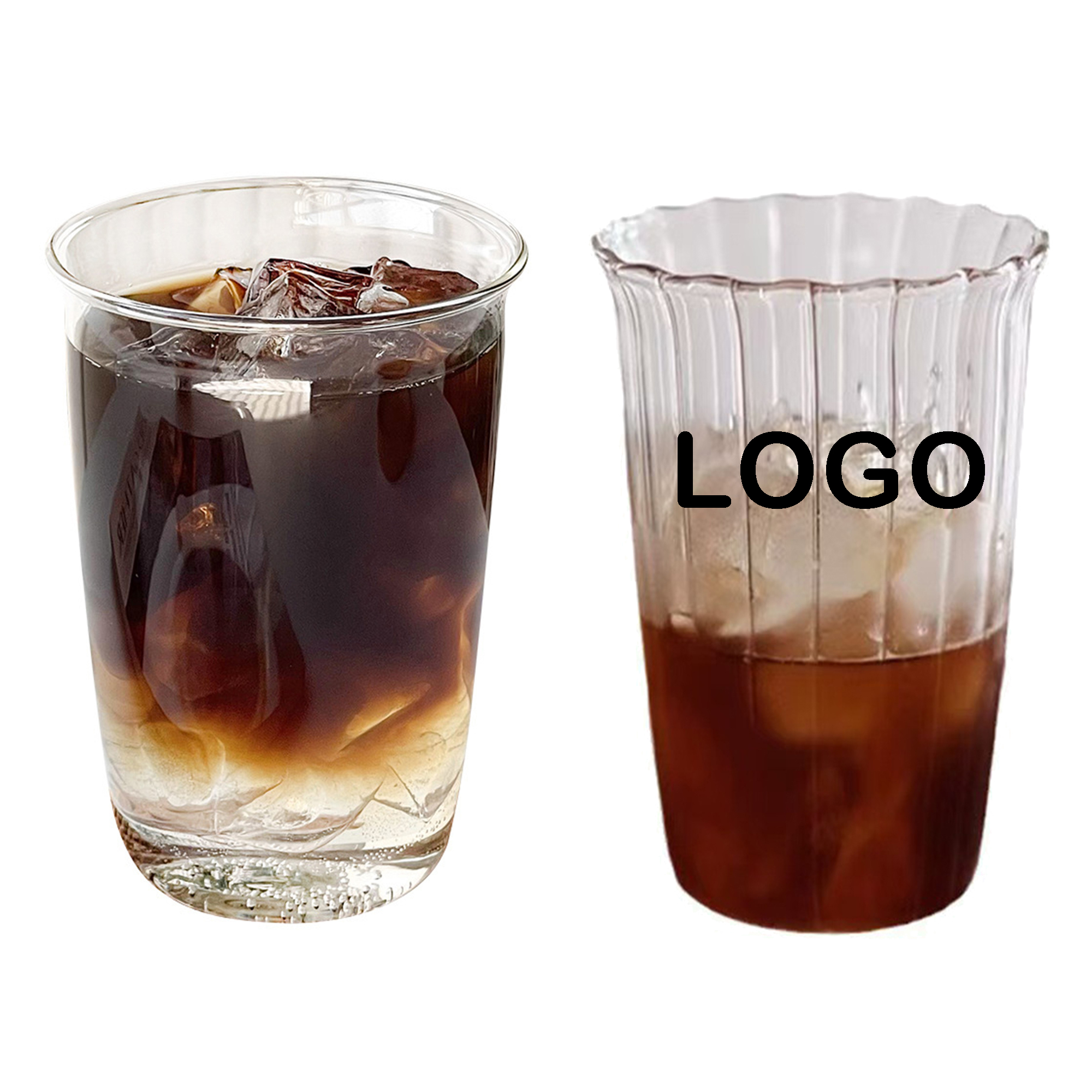 14oz Glass Tumbler for Cold Beverages 3