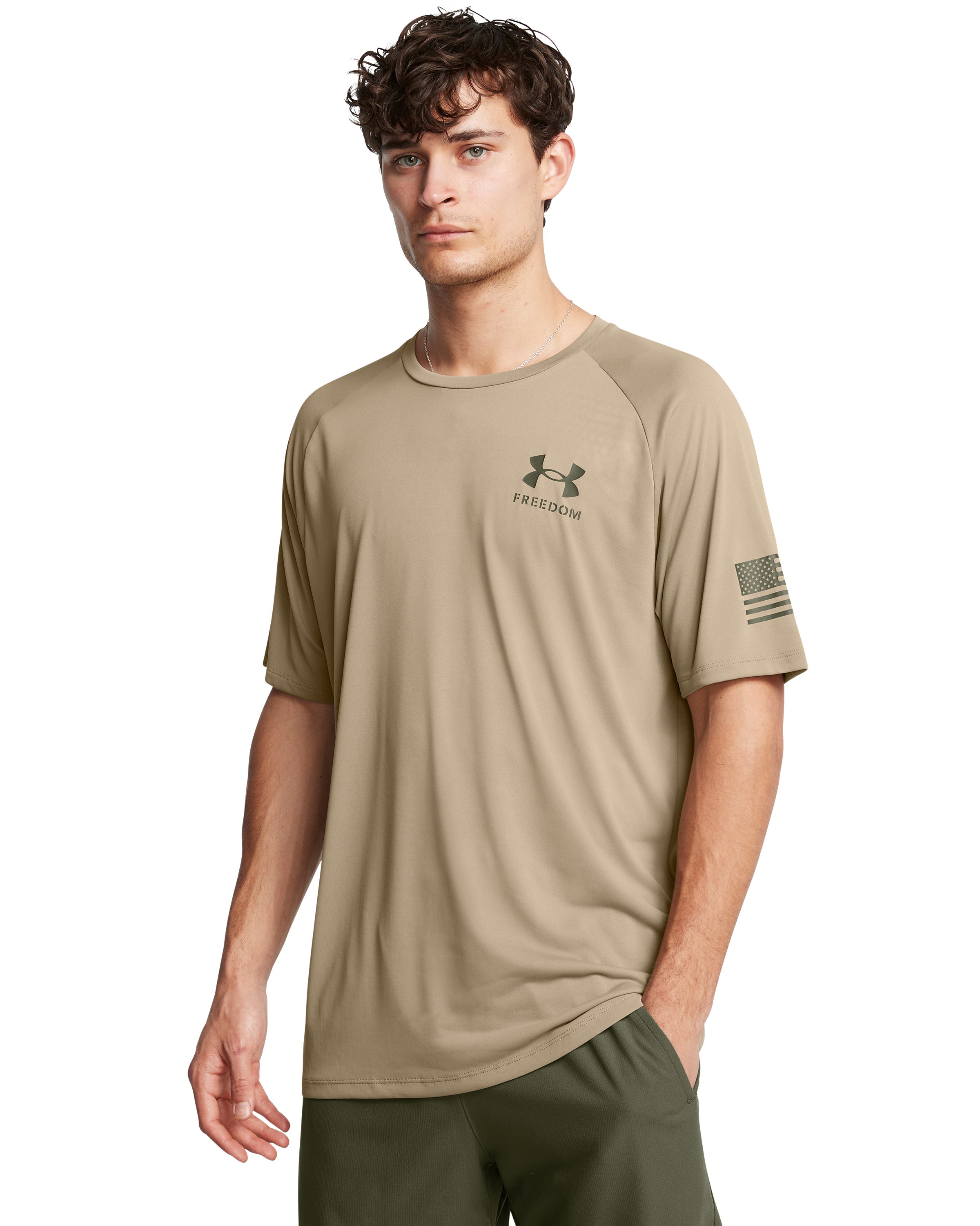 UA Tech Freedom Men's Short Sleeve 7