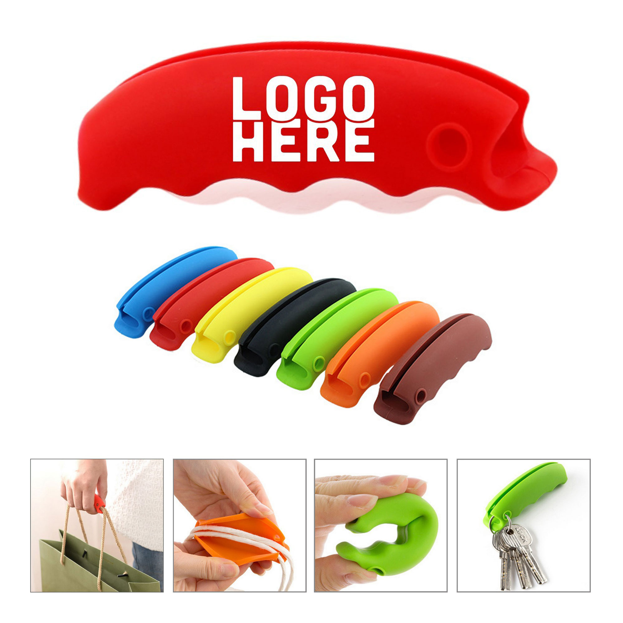 Silicone Shopping Bag Carrying Handle 4