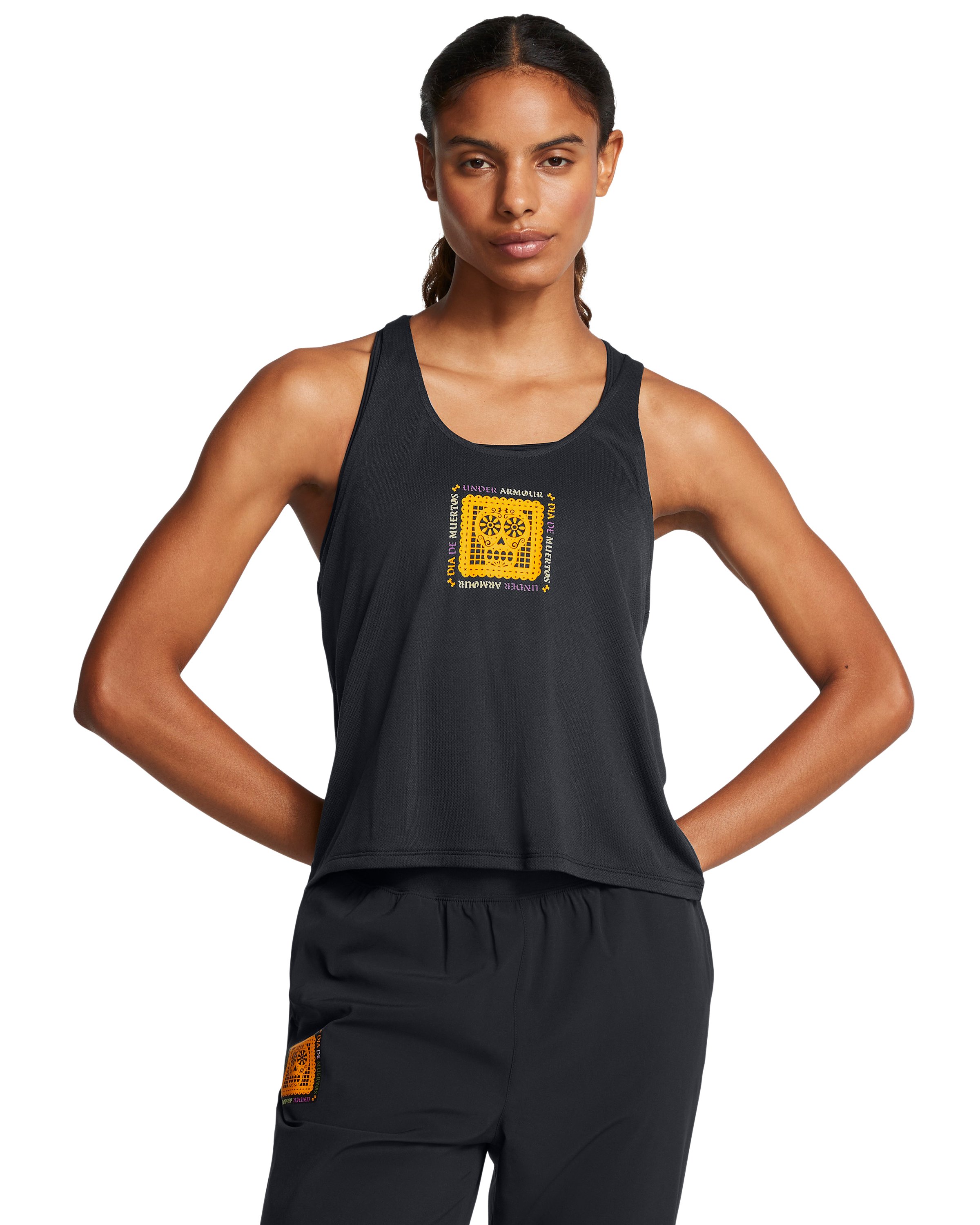 UA Launch Day Of The Dead Women's Singlet 2