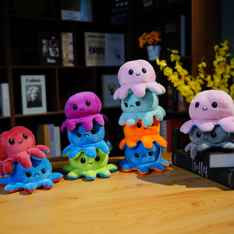 Large Reversible Octopus Plush Toy 1