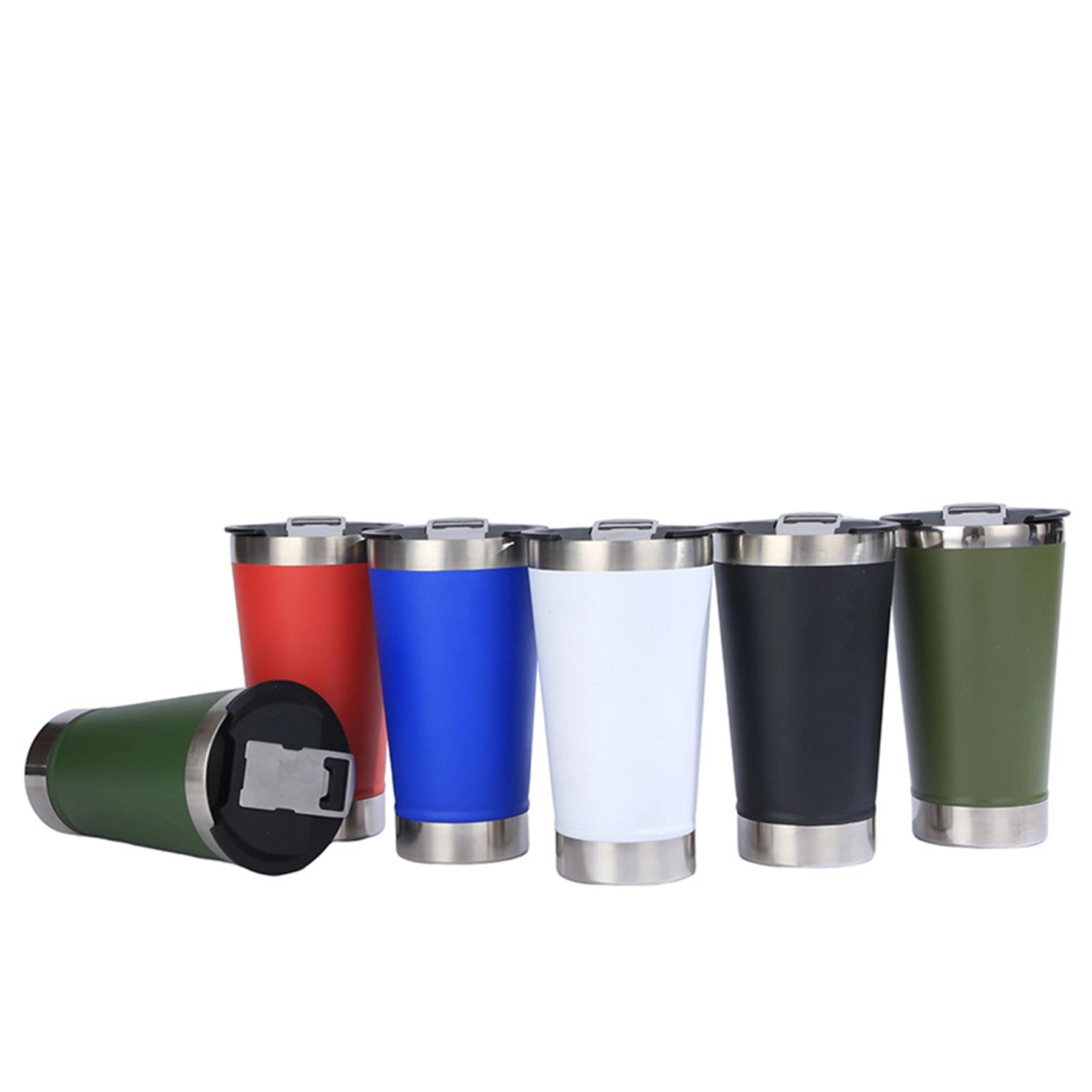 16 Oz. Stainless Steel Insulated Tumbler with Bottle Opener 10
