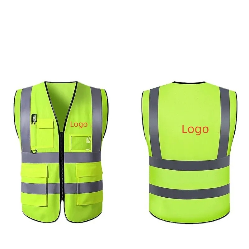 REFLECTIVE SAFETY VEST W/POCKETS 6