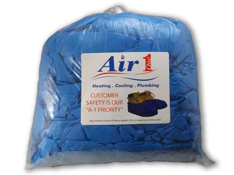 Heavyweight 12gm (.45 oz.) CPE, Impervious Shoe/Boot Covers - 100-ct Bag 5