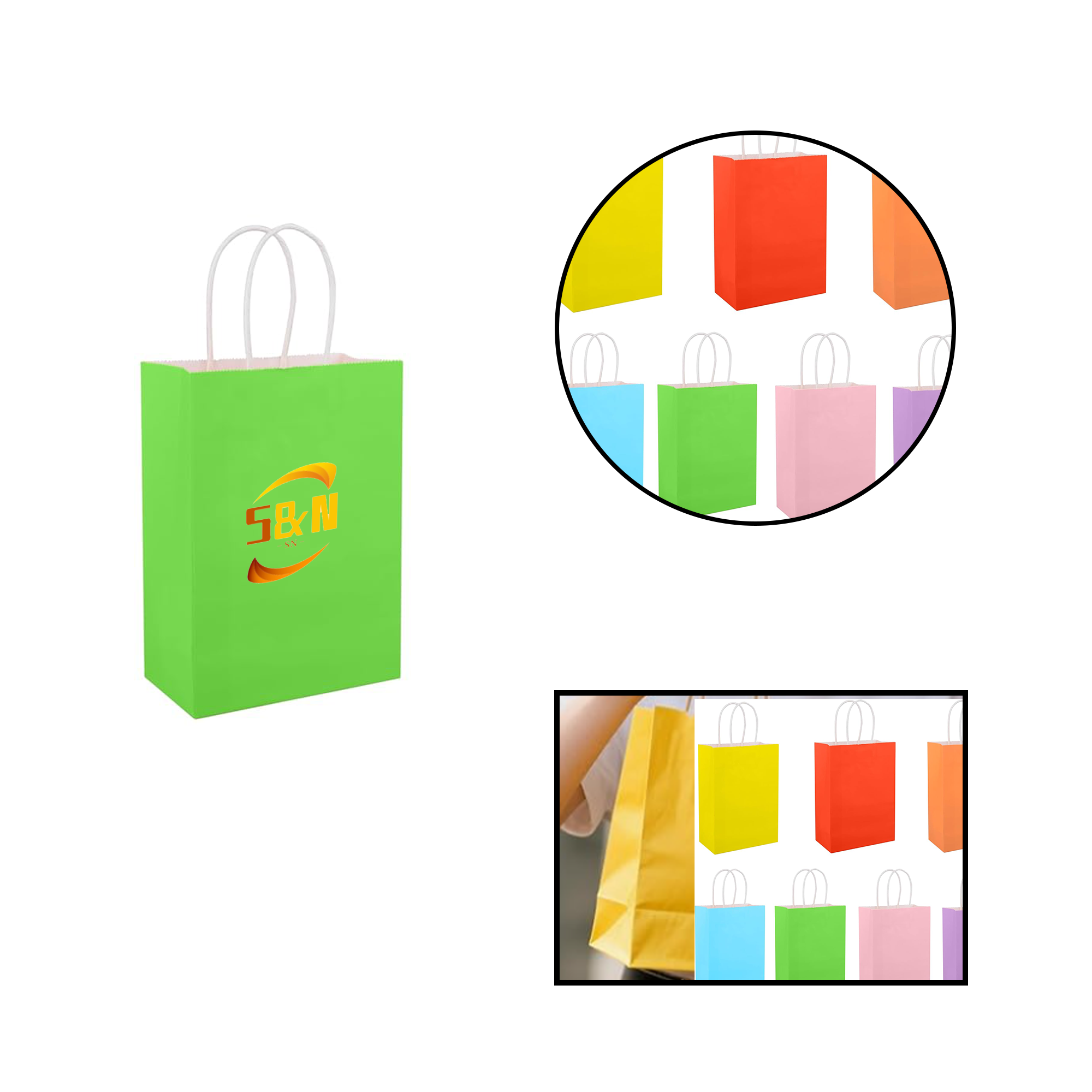 5.9" x 8.3" Paper Gift Bag 3