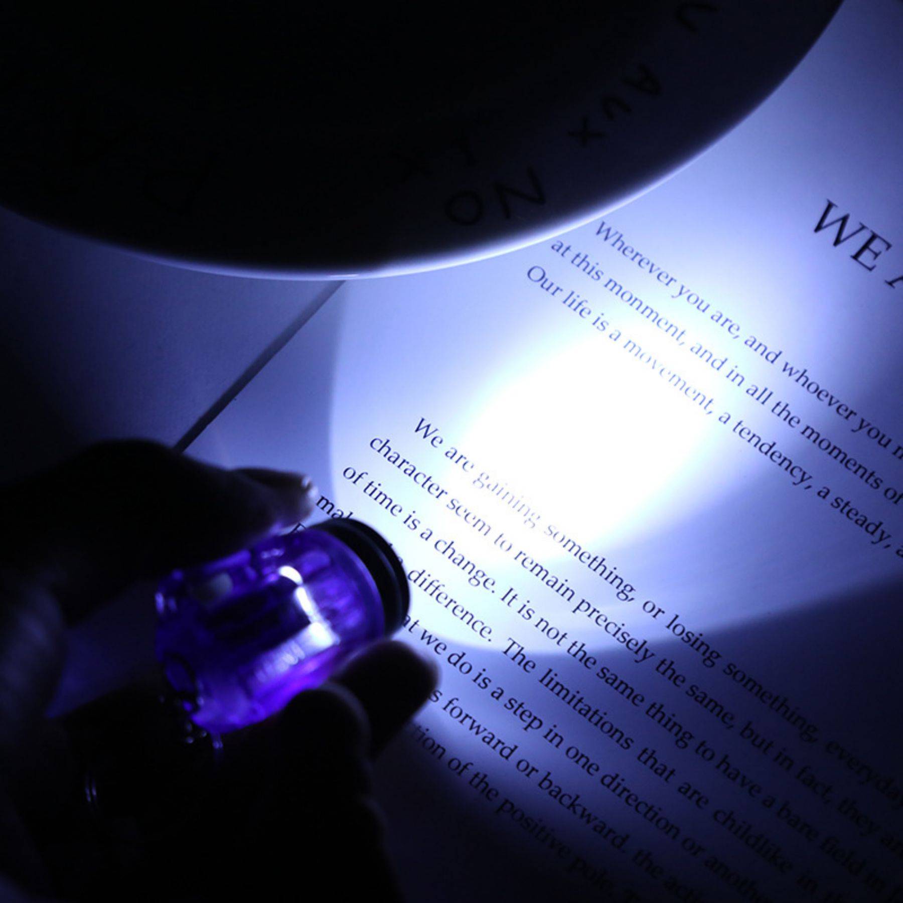 Mini LED Flashlight Keychain 7