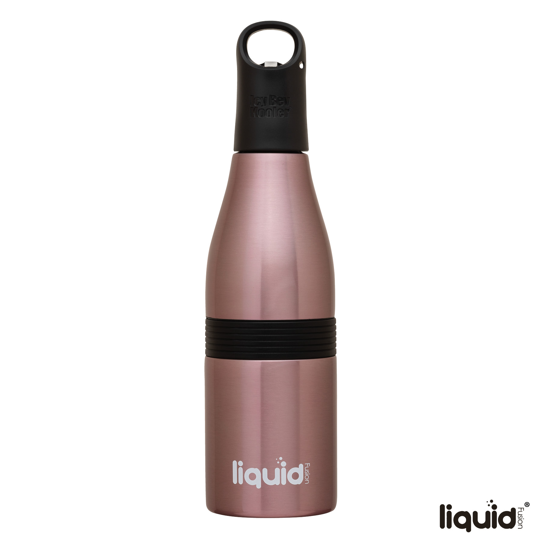 Liquid Fusion® Icy Bev Kooler® 22 oz. 3-In-1 Double Wall Stainless Steel Bottle 42