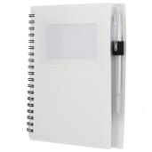 FSC® Recycled 5" x 7" Star Spiral Notebook with Pe 215