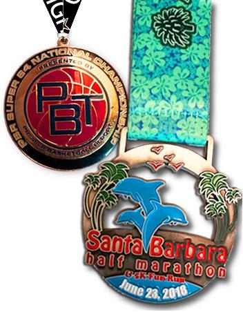 Medallions Custom: 2", BRONZE (Finish) Custom, Die 2