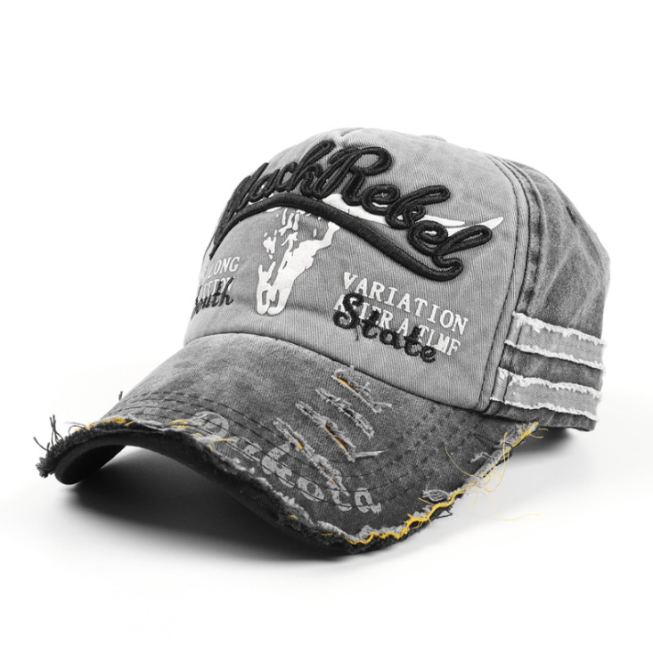 Unisex Washed Patchwork Baseball Cap 7