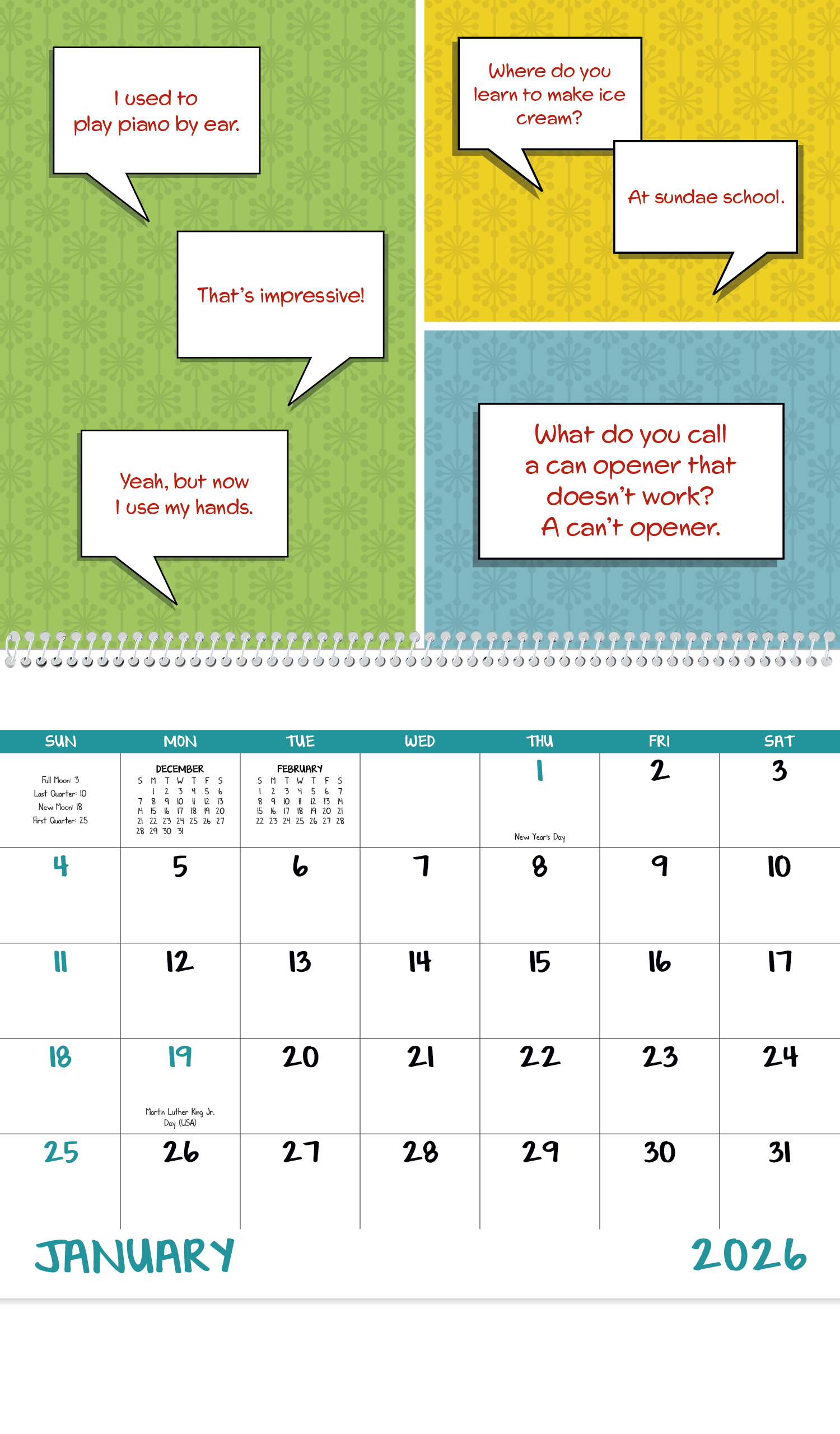 Good Value™ Dad Jokes - Spiral Calendar 6