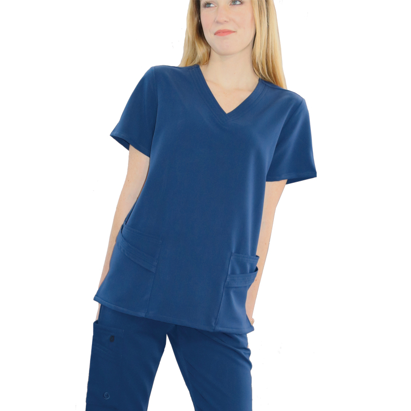 Spectrum's Womens WYND Multi-Pocket Scrub Top 2