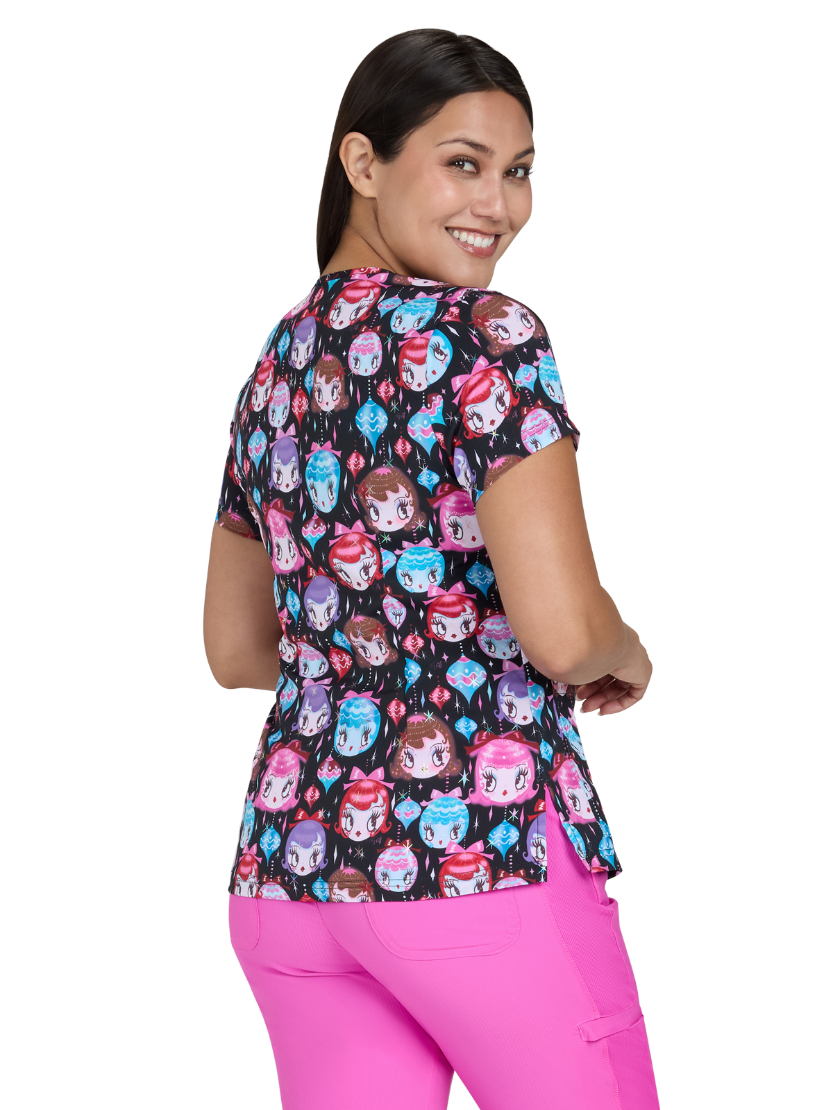 Artist Series - Women's Two-Pocket Print Top 4