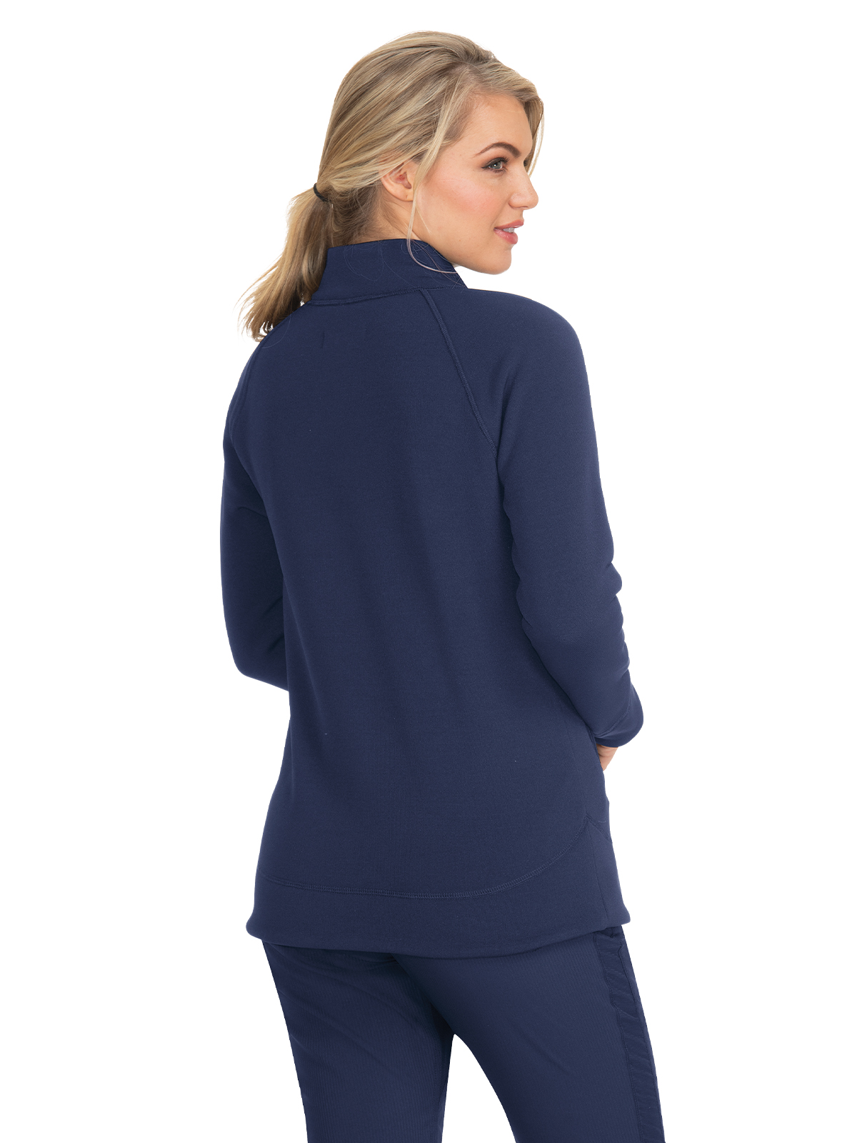 koi - Lite - Women's Two-Pocket Super Soft Fleece Wellness Jacket 4