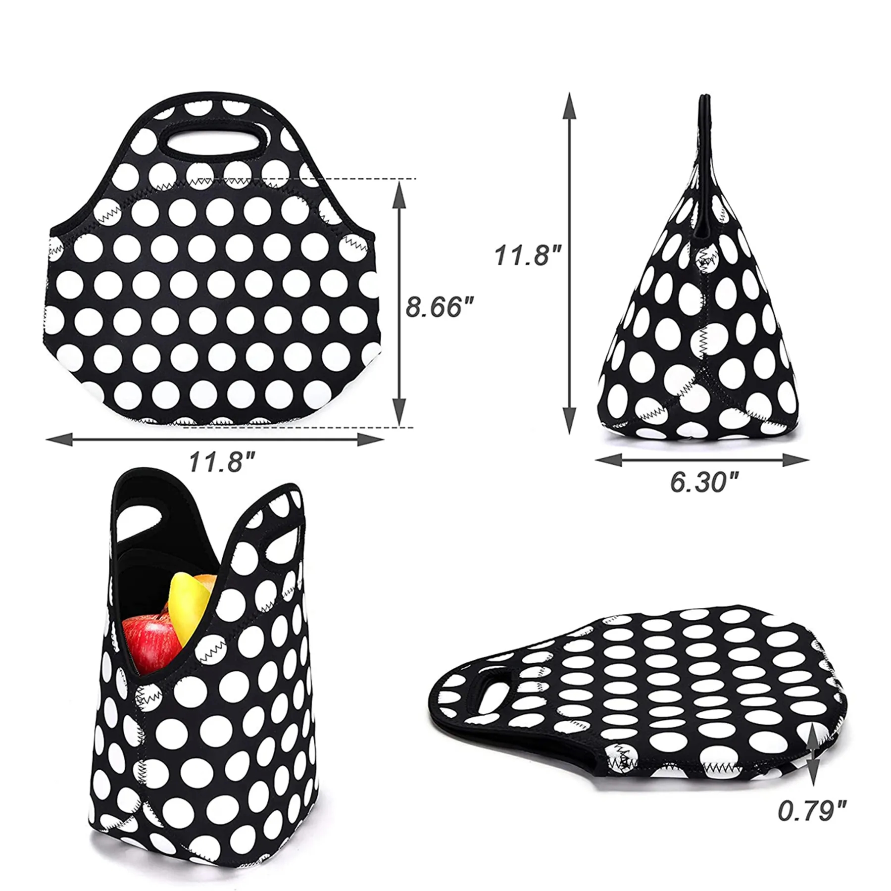 Neoprene Lunch Tote Cooler Bag 4