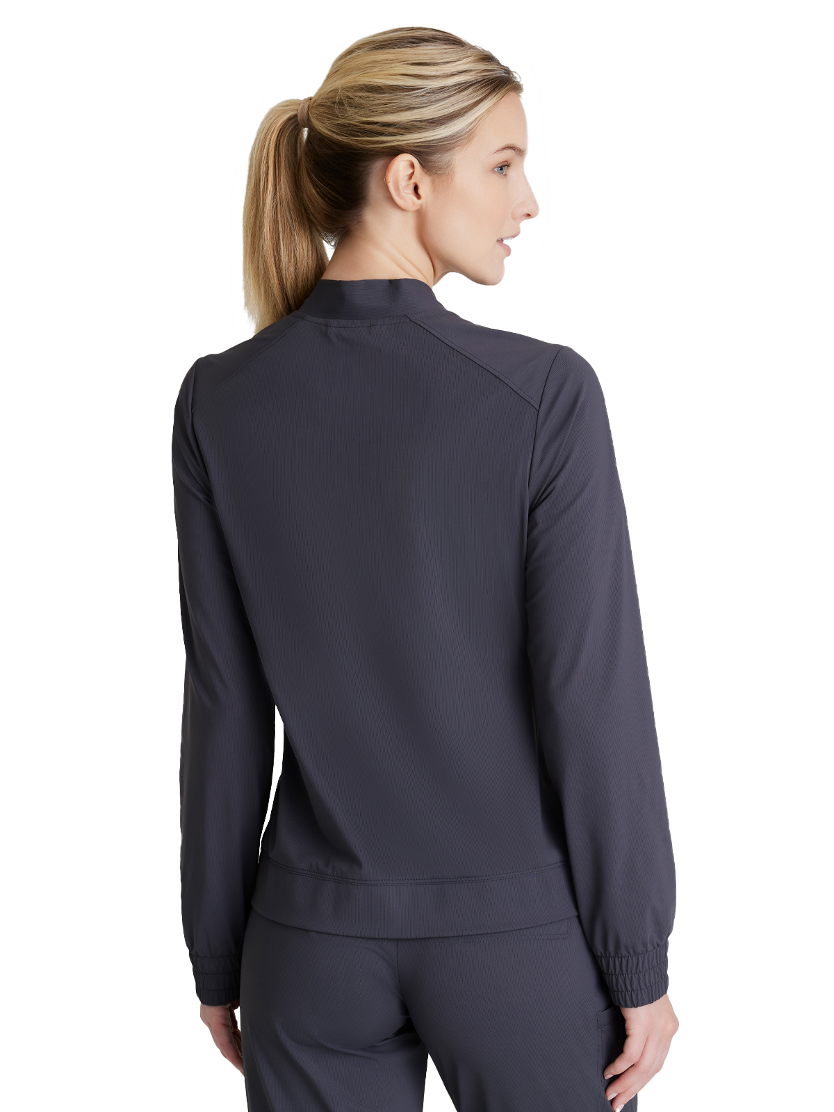 Skechers Slip-Ins - Women's Three-Pocket Zip-Up Contour Warm-Up Scrub Jacket 17