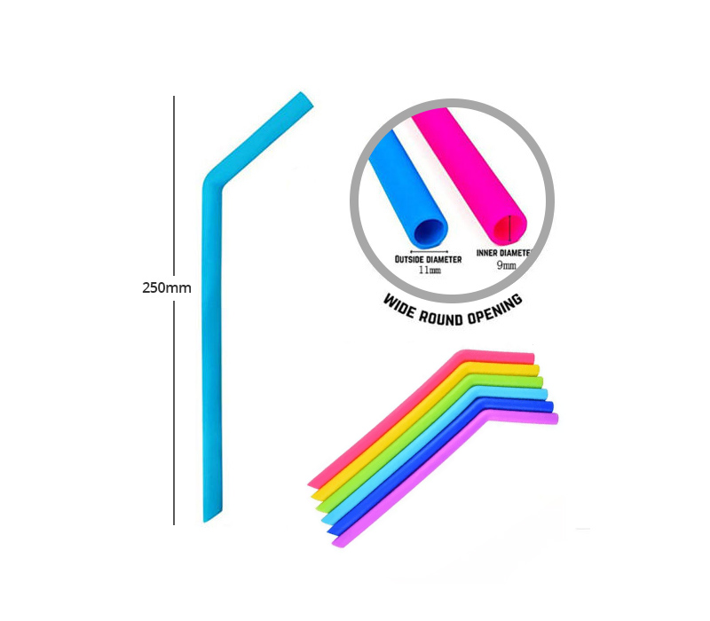 Eco-friendly Reusable Silicone Straw 5