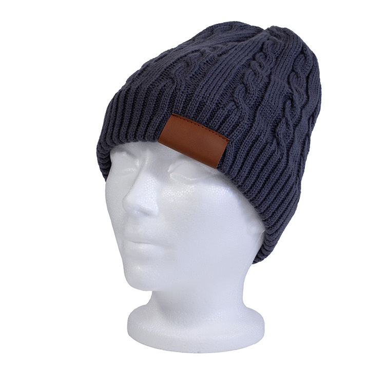 "THE COZY" Cable Knit Beanie With Fluffy Soft Lining 45