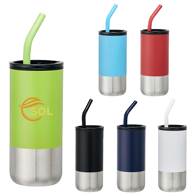 18oz Dillon Double Wall Plastic Straw Tumbler 3