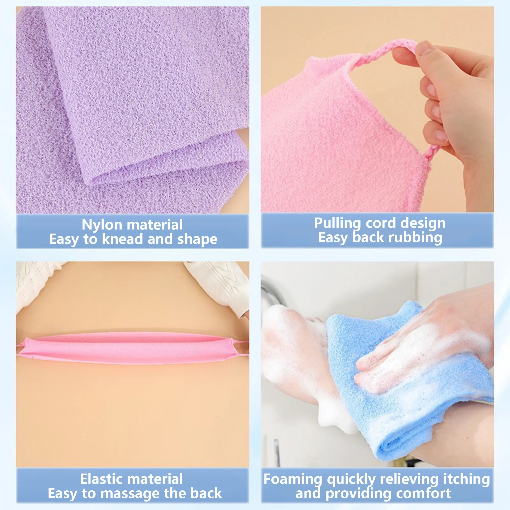 Extra Length Scrub Towel 4