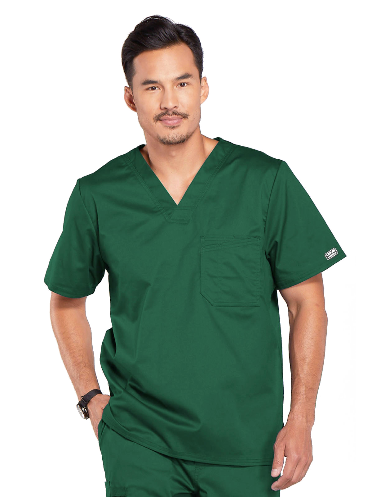 Cherokee - Workwear Core Stretch - Men's 1-Pocket Tuckable V-Neck Top 19