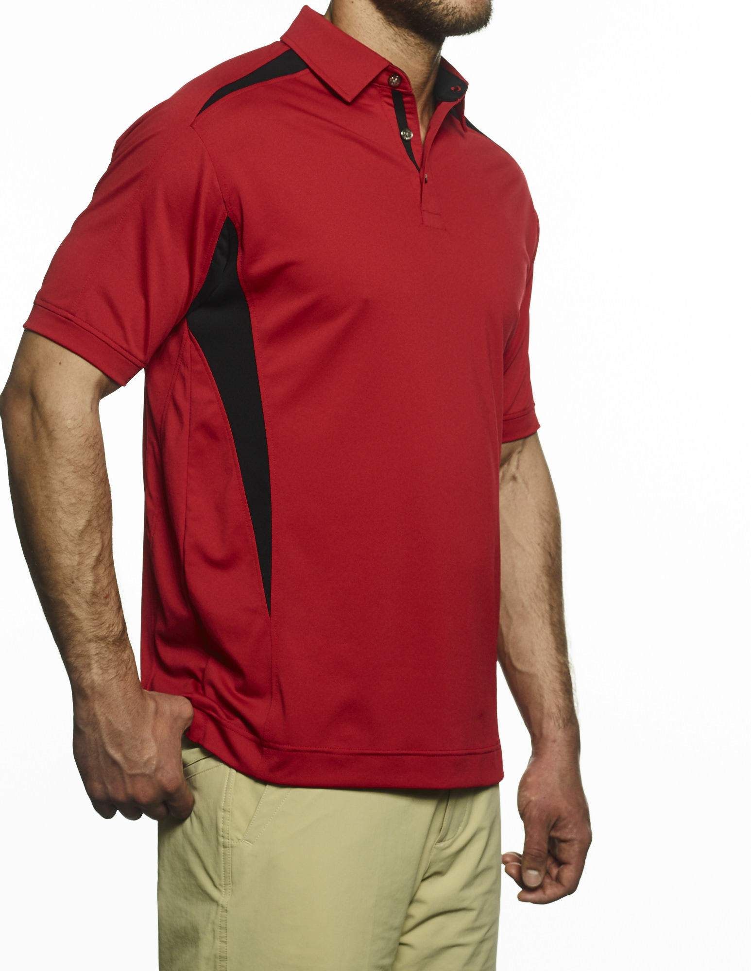 Men's Caliber Color Block Polo Shirt 15