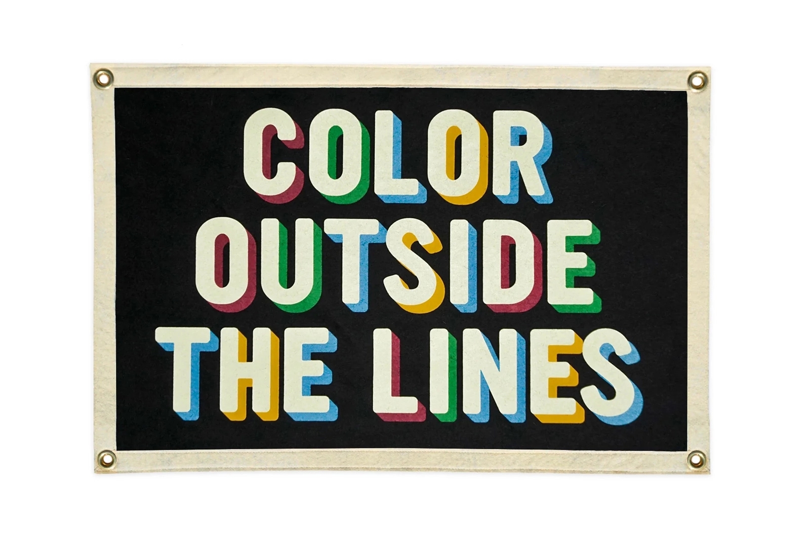 24" Felt Camping Flag 2