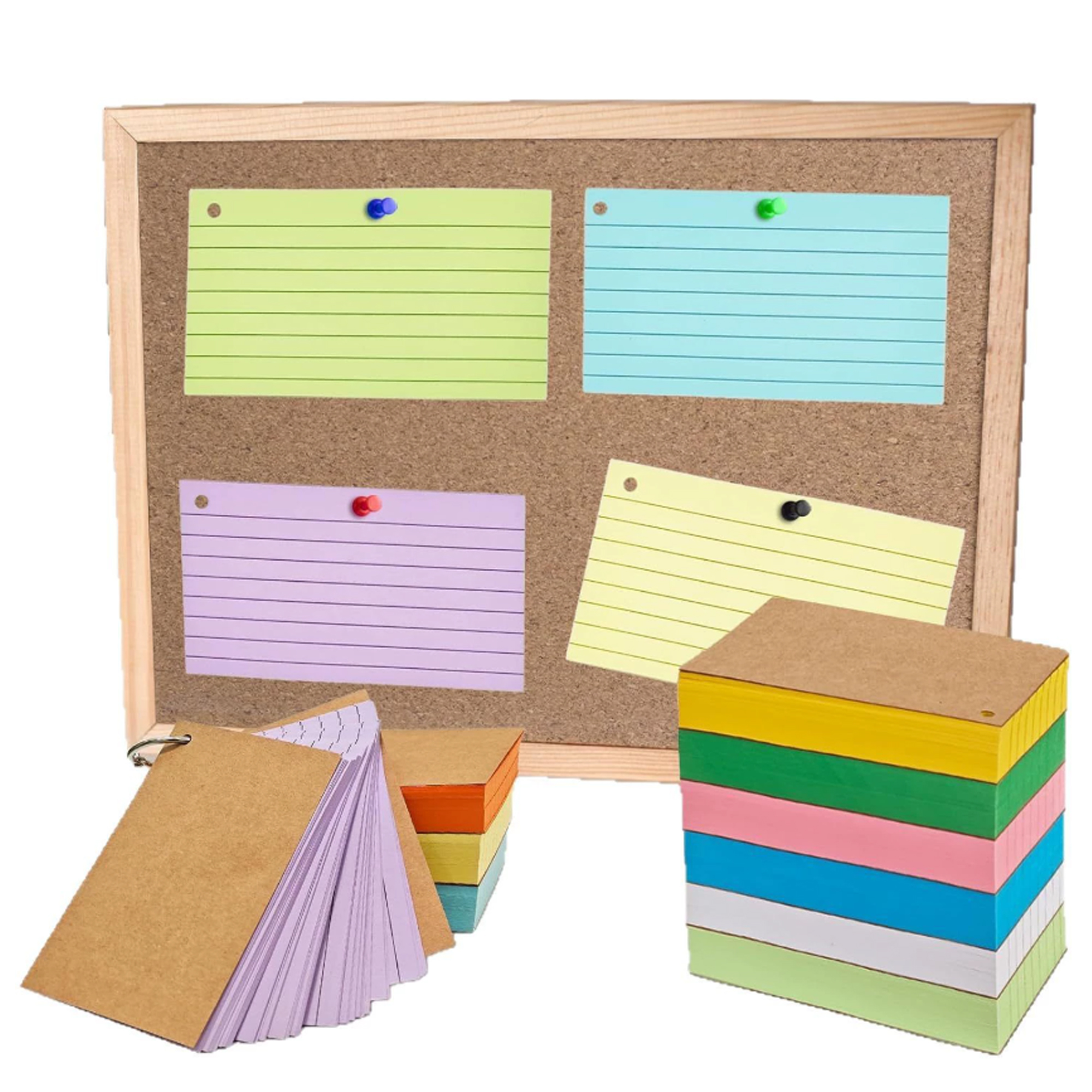 Flash Cards With Binder Ring 2