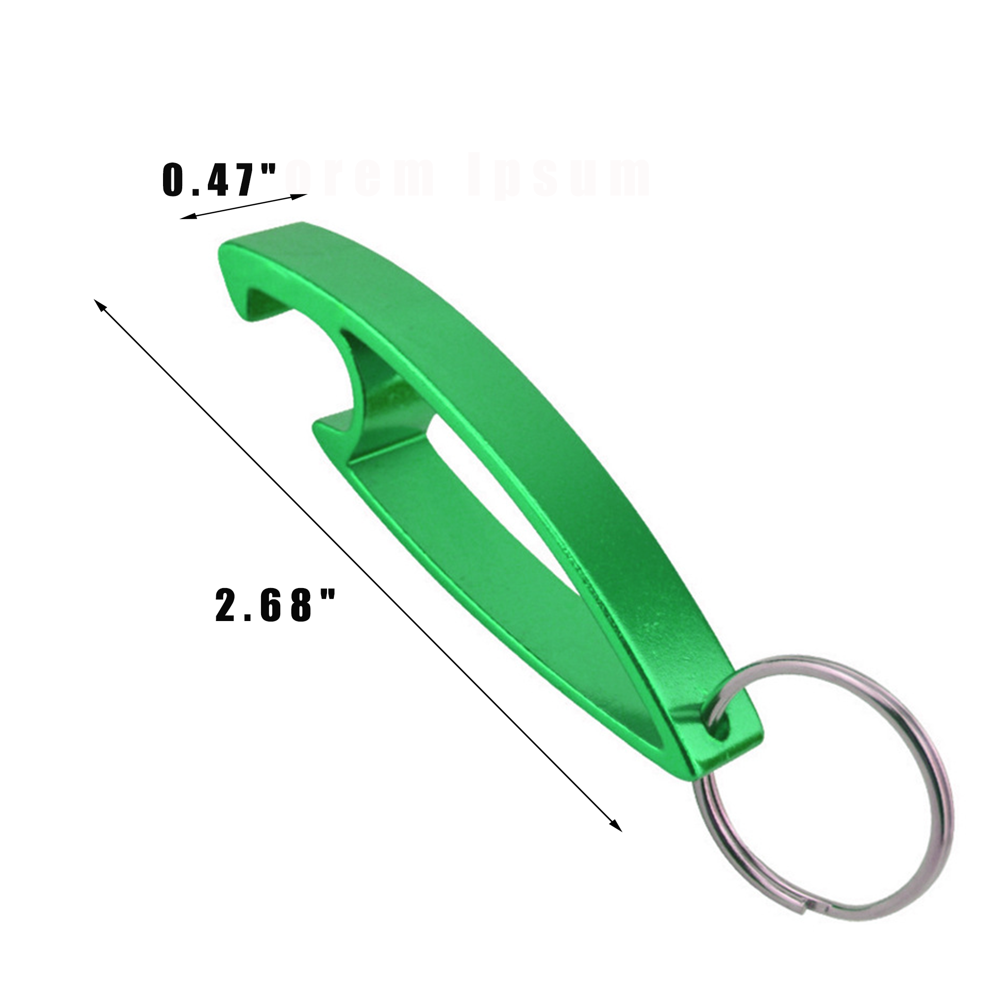 Aluminum Bottle Opener Keychains 3