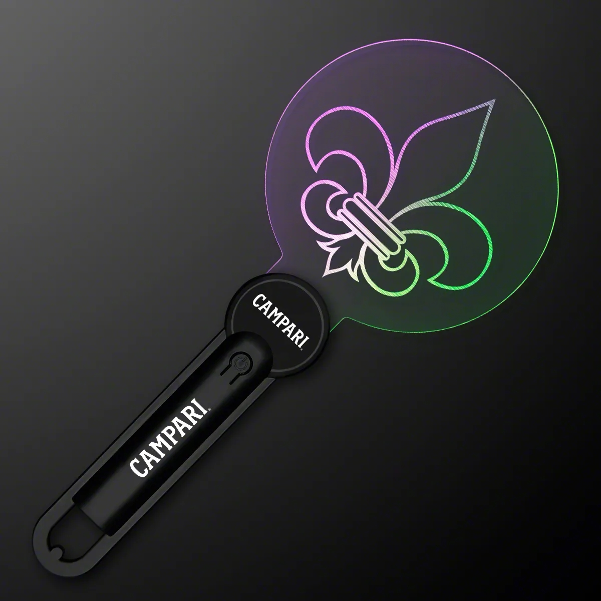 Fleur de Lis Mardi Gras LED Light Wand 3