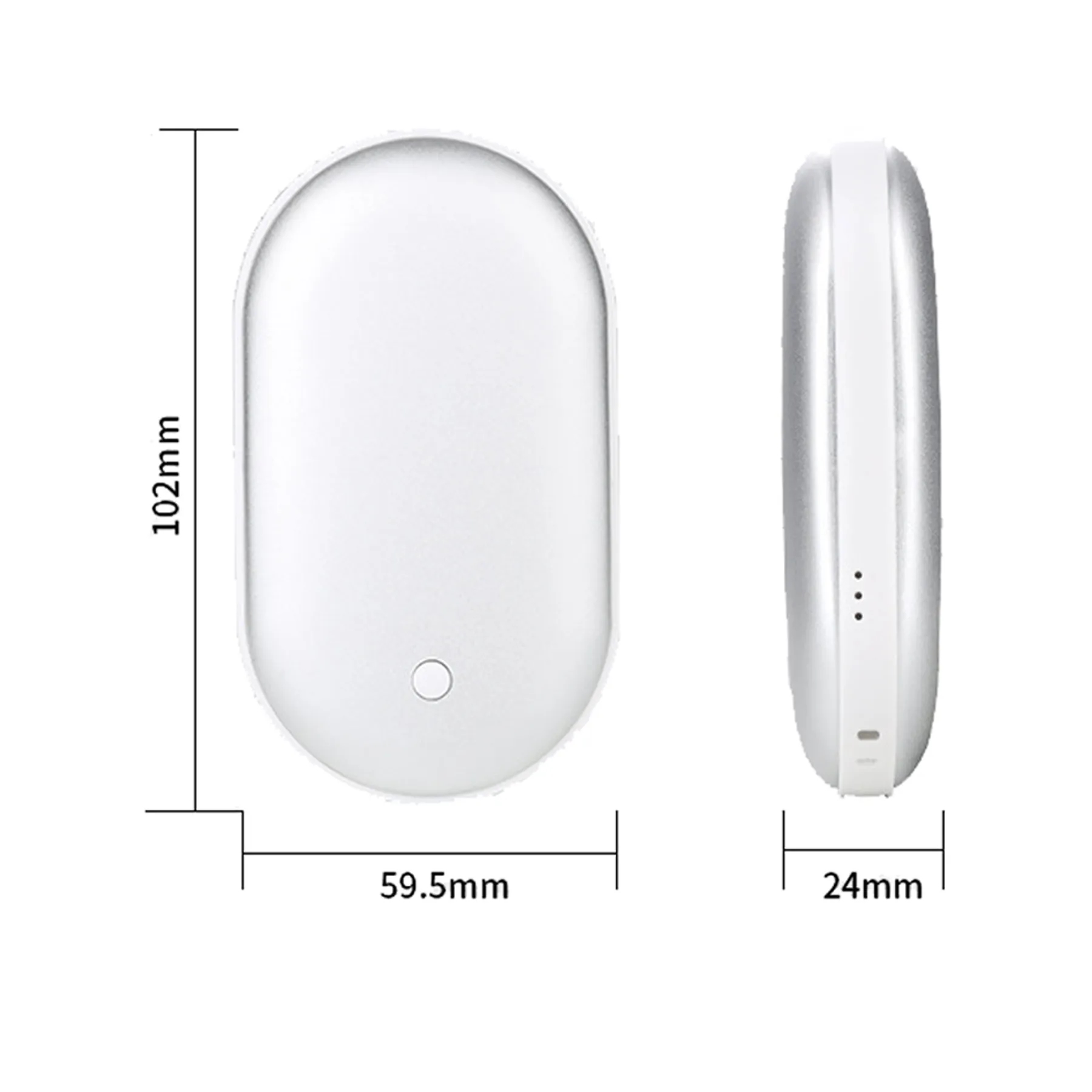 Rechargeable Hand Warmer Power Bank 5000 mAh 4